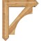 Ekena Millwork Westlake Arts and Crafts Rough Sawn Bracket w/ Offset Brace, Western Red Cedar, 8"W x 34"D x 38"H BKT0806X34X38WTL03RWR - alternate 3